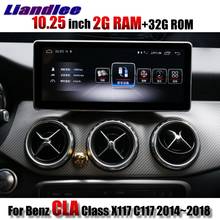 Liandlee Multimídia Carro Jogador NAVI Para Mercedes Benz MB Classe CLA C117 X117 2014 ~ 2018 CarPlay NTG 4-5 Rádio Do Carro de Navegação GPS 2024 - compre barato