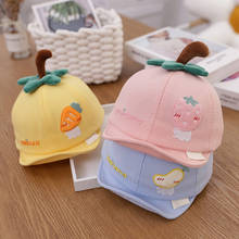 2021 New Baby Hat Cute Fruit Print Toddler Baseball Cap Summer Baby Girls Boys Sun Hat Soft Adjustable Kids Hat 2024 - buy cheap