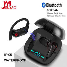 MEUYAG TWS Wireless Earphone Bluetooth 5.0 Stereo Music Headsets With Charging box Handsfree Waterproof Ear-hook Earphones 2024 - buy cheap