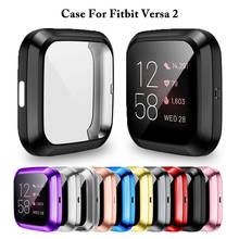 Soft TPU Screen Protective Case for Fitbit Versa 3/2 Smart Sport Watch Cover Thin Lightweight Replaceable Bumper Accessories 2024 - buy cheap