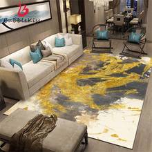Tapete esmalte nórdico abstrato com tinta dourada, antiderrapante, moderno, para sala de estar, quarto 2024 - compre barato