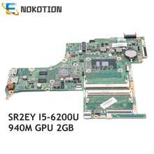 NOKOTION-placa base para portátil HP Pavilion 15T-AB100, 830602-601, 830602-001, DAX1BDMB6F0, SR2EY, i5-6200U, 940M, 2GB, GPU, DDR3L 2024 - compra barato