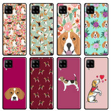 Funda de teléfono Floral Beagle Dog para Samsung Galaxy A12, A52, A72, A71, A51, A41, A31, A70, A50, A40, M31, A02, A20e, A21S 2024 - compra barato