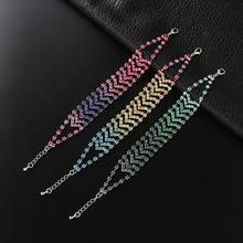 YFJEWE Crystal Bridal Bracelets for Women multicolor Gradient Rhinestone women bracelet Wedding Prom Jewelry Christmas Gift B302 2024 - buy cheap