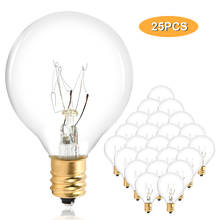Bombilla LED incandescente de tungsteno para decoración del hogar, Base E12, 25 uds. 2024 - compra barato