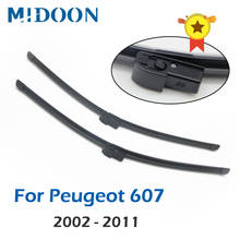 MIDOON Wiper Front Wiper Blades For Peugeot 607 2002 - 2011 Windshield Windscreen Front Window 26"+22" 2024 - buy cheap