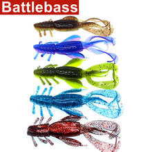5pcs 10cm 10.5g Shrimp Jig Trailer Claw Lobster Crawfish Crayfish Bait Creature Claws bait Soft Lure Bass Fishing Lures pesca 2024 - buy cheap