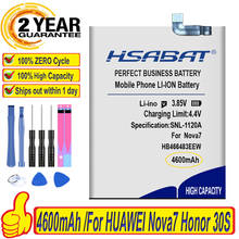 Top Brand 100% New 4600mAh HB466483EEW Battery for Huawei Nova7 Nova 7 / Honor 30S JEF-AN00 CDY-AN90 Batteries + free tools 2024 - buy cheap