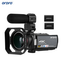 ORDRO HDV-AE8 4K WiFi Digital Video Camera Camcorder DV Recorder 30MP 16X Digital Zoom  3 Inch IPS LCD 2024 - buy cheap