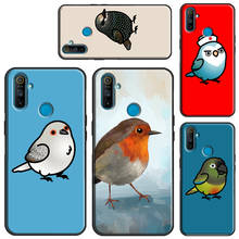 Chubby bird capa de telefone para oneplus 8t 7t nord 8 9 pro, capa para realme gt neo q3 6 7 8 pro c3 c11 c21 2024 - compre barato