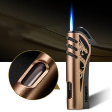 HONEST Upscale Metal Gas Lighters Jet Torch Turbo Lighter Butane Flame 1300C Gadgets for Men Smoking Cigarette Accessories 2024 - buy cheap