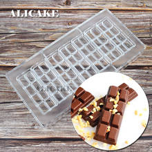 3D Chocolate Molds Polycarbonate Tray for Plastic Moldes Chocolate Bar Moulds Form Bakery Baking Mold Pastry Tools 2024 - buy cheap