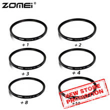 ZOMEI 40.5/49/52/55/58/62/67/72/77mm Close-up +1+2+3+4 Lens Filter Kit For DSLR Camera 2024 - купить недорого