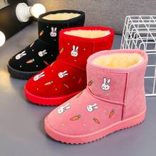 Children's Snow Boots Comfortable Warm Thicken Kids Shoes Fashion Keep Warm Girl Casual Snow Boots 2024 - buy cheap