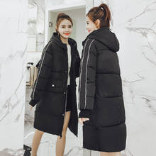 2020 abrigo de invierno para Mujer Parka chaqueta acolchada de algodón suelta con capucha abrigos calientes Parkas chaqueta femenina dj636 2024 - compra barato
