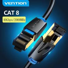 Ethernet-кабель Vention Cat8, 40 Гбит/с, сетевой кабель RJ45, Cat 8, SSTP RJ45, патч-корд для ПК, модема, маршрутизатора, ноутбука, кабель Ethernet Cat8 2024 - купить недорого