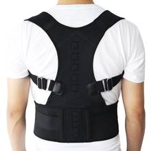 New Male Female Adjustable Magnetic Posture Corrector Corset Back Brace Back Belt Lumbar Support Straight Corrector de espalda 2024 - buy cheap