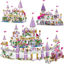 Друзья виндзорская Золушка Принцесса ледяной замок модель строительные блоки городская карета фигурки Кирпичи игрушки для детей Подарки для девочек 2024 - купить недорого