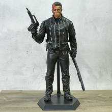 Figura de Terminator 2, T-800 Arnold Schwarzenegger, juguete de PVC, regalo de Navidad 2024 - compra barato