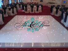 Damask Theme Dance Floor Decal  Reception Party  Wedding Day  wall decorFancy Personalized Names Vinyl wall sticker HJ565 2024 - buy cheap