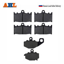 AHL Motorcycle Front and Rear Brake Pads For KAWASAKI ZZ-R 400 ZZR400 (ZX 400 N) ZR400 ZX600 ZX6R ZX9R 2024 - buy cheap