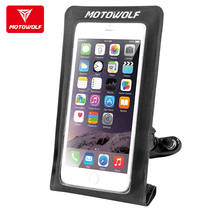 MOTOWOLF Universal Motorcycle/Electric-Bike/Bicycle Mobile Phone Navigation Stand Riding Mobile Phone Stand Waterproof Bag 2024 - buy cheap