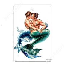 Carteles de Metal Merman Love, decoración de pared con impresión de cocina, fiesta, Club 2024 - compra barato