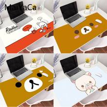 MaiYaCa Custom Skin Korilakkuma Rilakkuma Rubber Pad to Mouse Game Gaming Mouse Pad Large Deak Mat 700x300mm for overwatch/cs go 2024 - buy cheap