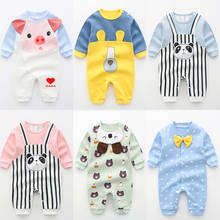 Baby Rompers Newborn Toddler Long Sleeve Jumpsuit Boys Girls Clothing Cotton Cartoon Outfits 2021 New Year Infant Costume 6M-3T 2024 - buy cheap