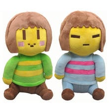 2pcs/lot 20cm Undertale Chara & Frisk Plush Toys Doll Lovely Undertale Girl Plush Toy Soft Stuffed Toys for Kids Children Gifts 2024 - buy cheap