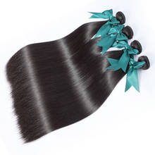 Piaoyi Human Hair Bundles Brazilian Straight Hair Weaving 8"-30" inch 3/4 Bundles Deals For Black Women Remy Hair Extensions 2024 - buy cheap