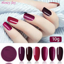 Very Fine 10g/28g Dark Red Purple Series Dip Powder Nails Dipping Nails Long-lasting Nails No UV Light Needed Safe Odorless 2024 - buy cheap