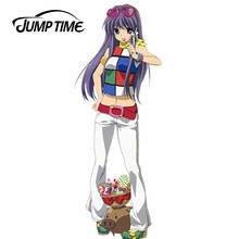 JumpTime 13cm x 4.7cm Lovely Girl Anime Clannad Fujibayashi Kyou Beauty Vinyl Car Van Window Laptop Fridge Decal Car Sticker 2024 - buy cheap