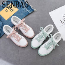 Shoes Woman 2021 Spring New Flat Leather Sneakers Female Solid Color Student Platform Shoes Casual Low-top Flats Women Shoes 2024 - buy cheap