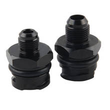 New Black Billet Valve Cover Oil Cap Fits for LSX LS1 LS6 LS2 LS3 -10 AN Fitting 2024 - buy cheap