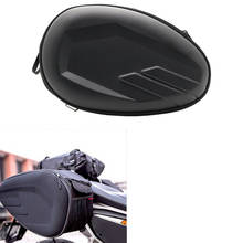 Novidade de bolsa alforge para motocicleta, bolsa preta à prova d'água para bagagem de viagem ou selim de ombro único, 2019 2024 - compre barato