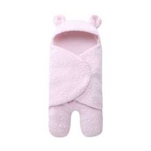 Unisex Newborn Sleeping Bag Blanket Sleepers Polyester Hooded Baby Girl Pajamas Plush Split Leg Baby Boy Pajamas 2024 - buy cheap