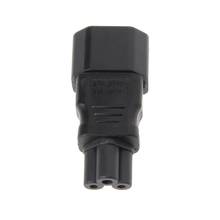 IEC 320 C14 3-Pin Male To C5 3-Pin Female Straight Power Plug Converter Adapter C7AA 2024 - buy cheap