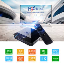 H96 Mini H8 Android 9.0 Smart TV BOX 2GB/16 GB TVBOX Rockchip RK3328A H.265 4K 2.4G 5G WiFi Media Player Set Top Box X 96 Mini 2024 - buy cheap