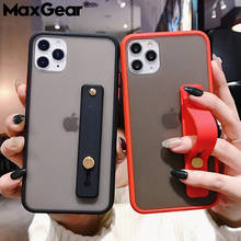 Противоударный чехол для телефона iPhone 11 Pro XS Max XR X 7 8 6 Plus SE 2 Border матовый цвет Мягкий ТПУ ремешок силиконовый чехол для задней панели 2024 - купить недорого