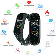 Reloj deportivo inteligente M4 con rastreador, pulsera inteligente deportiva con control del ritmo cardíaco y de la presión sanguínea, para la salud 2024 - compra barato