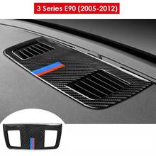 Painel de fibra de carbono saída de ar ventilação capa guarnição maçaneta da porta do motor início guarnição apto para bmw e90 3 series 2005-2012 2024 - compre barato