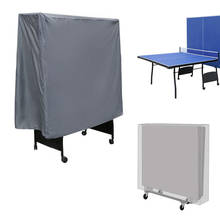 Cubierta de almacenamiento para mesa de Ping Pong, cubierta de protección UV, impermeable, antipolvo, para interior/exterior, 155x75x144cm 2024 - compra barato