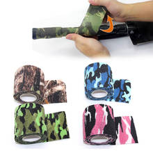 Hutning 4.5m Camouflage Elastoplast Elastic Wrap Self Adhesive Protective Stretch Bandage Wrap for Wrist Ankle Sports Safety 2024 - buy cheap