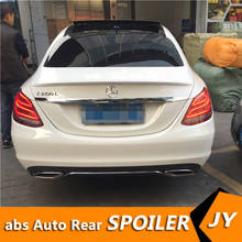 For Mercedes Benz W205 Spoiler 2016-18 C180/C200/C230 C-class spoiler High Quality  Car Rear Wing Color Rear Spoiler 2024 - buy cheap