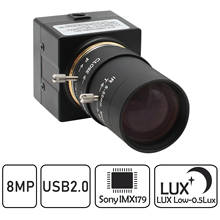 8MP 3264X2448 USB Webcam 5-50mm manual varifocal lens IMX179 Web camera for Android ,Linux Windows Mac OS Video Surveillance 2024 - buy cheap