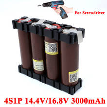 Liitokala 18650 HG2 4S1P 14.4/14.8v 3000mAh 20 amps 15V 16.8V for Screwdriver batteries DIY weld battery pack 2024 - buy cheap