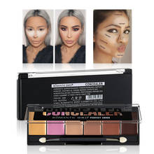 6 Colors Pro Concealer Contouring Makeup Palette Kit Based Professional Concealer Palette Face Make Up Bronzer Cream Set 2024 - buy cheap