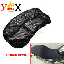 Street cb 190x capa de assento de motocicleta, 3d, malha, proteção para almofada de isolamento, respirável, à prova de sol, para honda cb190 cb190x cb190x 2024 - compre barato