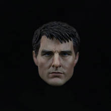 Figura de acción de personajes de Tom Cruise a escala 1/6, muñeco de juguete con cabeza esculpida para el borde superior del futuro, tamaño 12" 2024 - compra barato